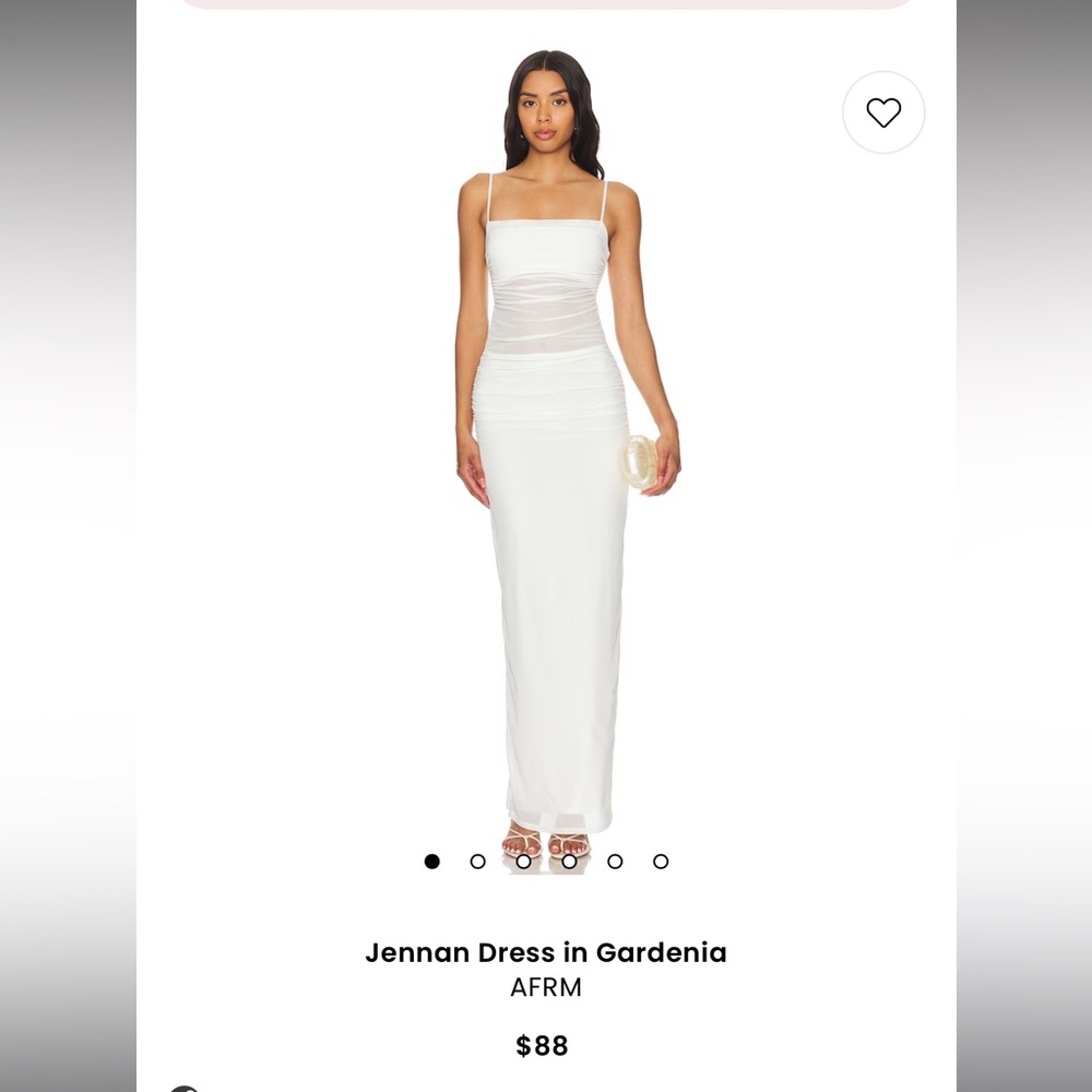 Jennan Dress in Gardenia- Revolve